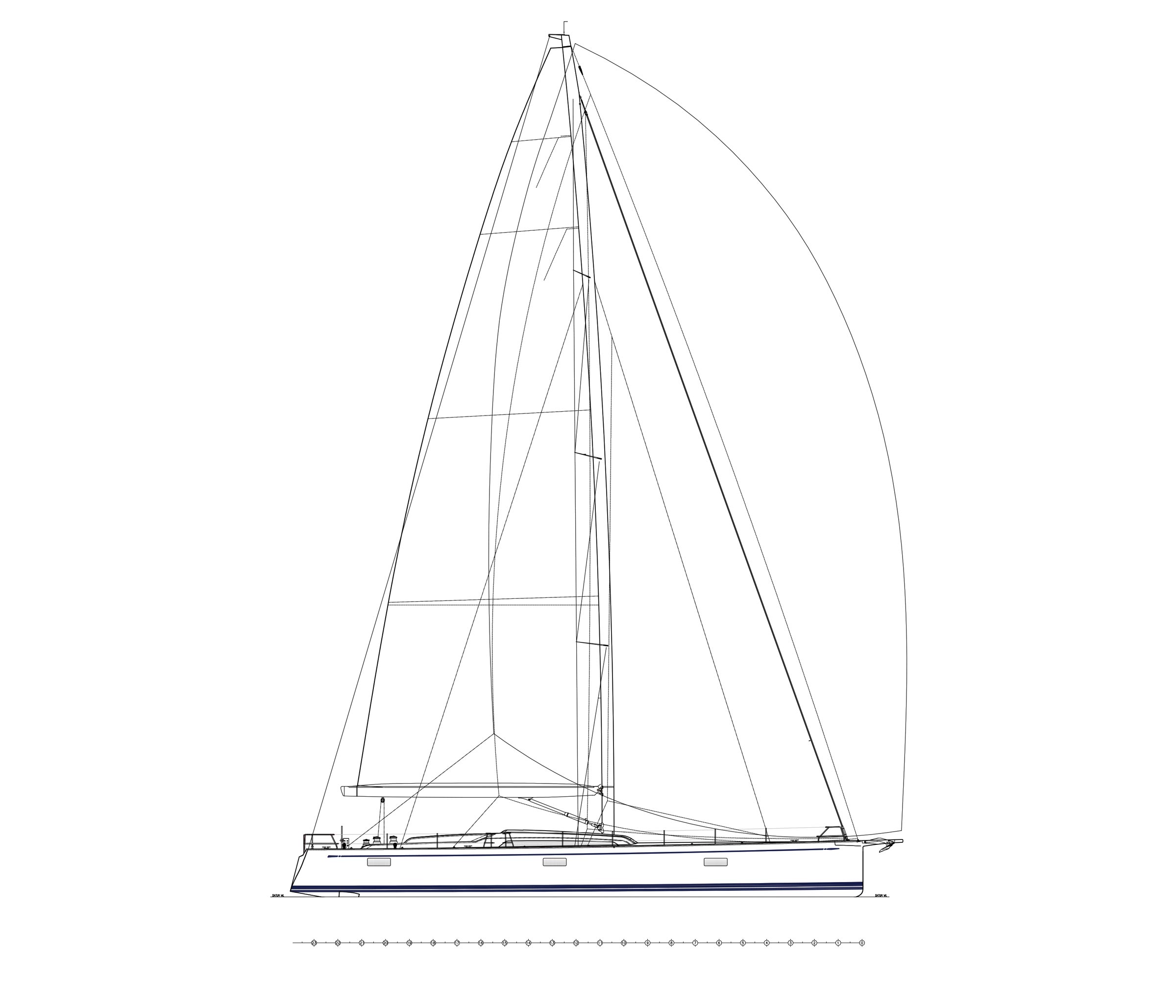 79 foot sailboat
